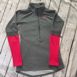 Pink/ Grey Gym Shark Half Zip Jacket